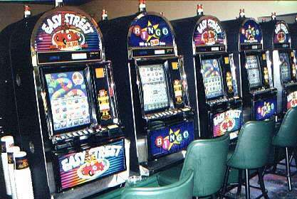 Slot machines at Mohican North Star Casino.